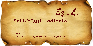 Szilágyi Ladiszla névjegykártya